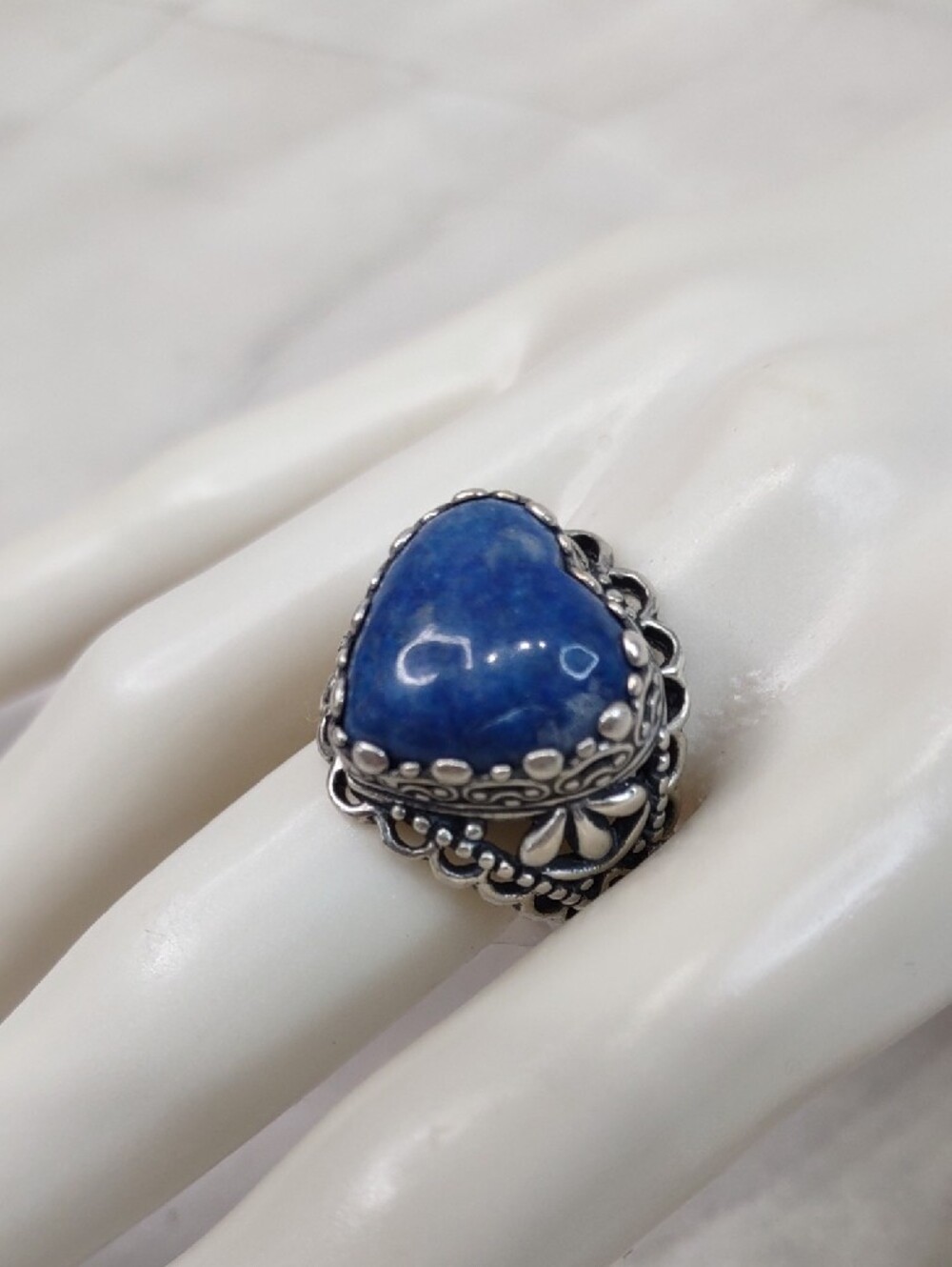 Sincerely Southwest By Carolyn Pollack Lapis/Sterling Silver Ring